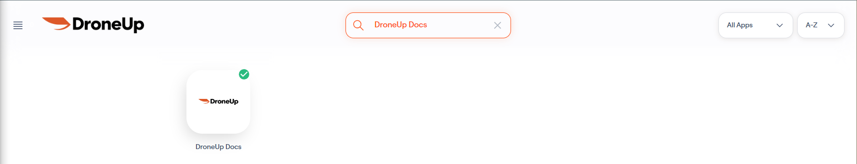 Search DroneUp Docs