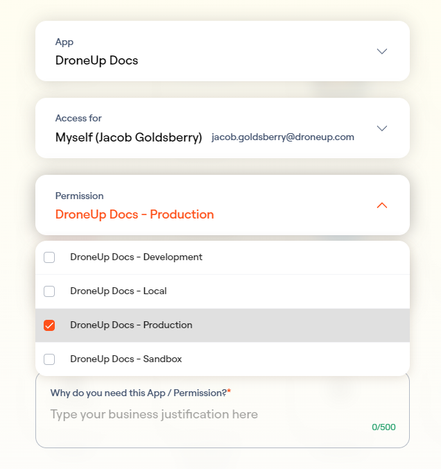 Select permission