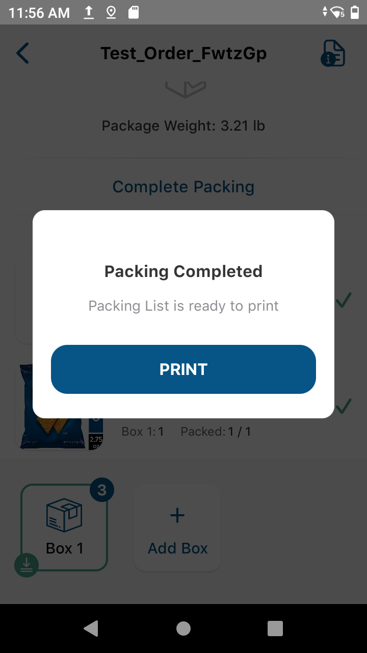 HubOps MCA Print Option
