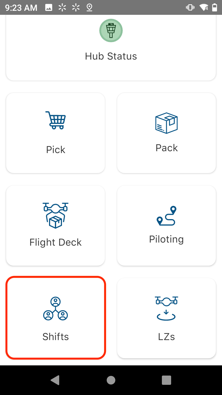 Hub Selection and Tile Overview in HubOps MCA
