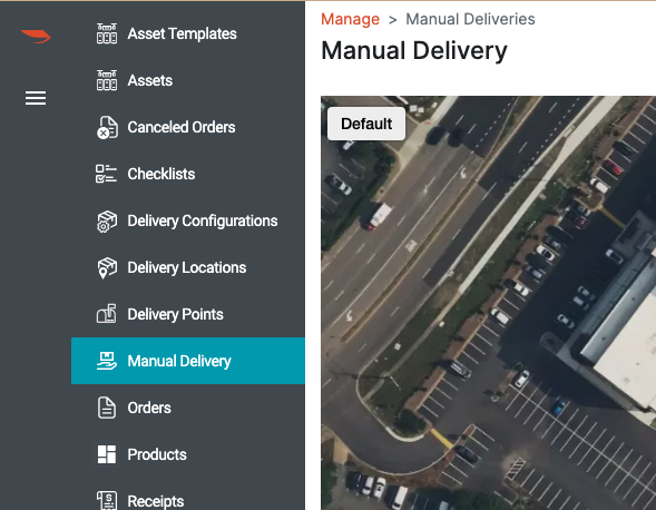 HubOps Web Application Manual Delivery Tab