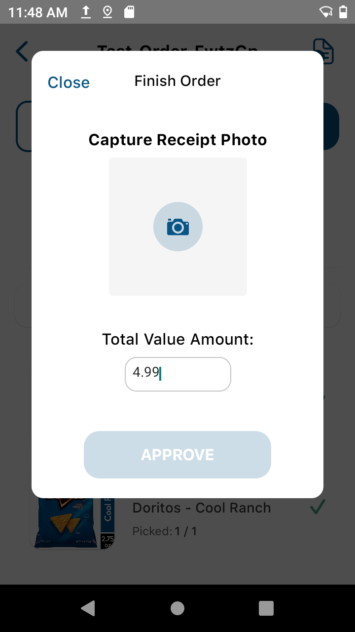 HubOps MCA Order Total Amount